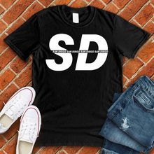 Load image into Gallery viewer, SD Stripe Alternate Tee
