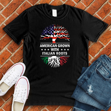 Load image into Gallery viewer, American Grown Italian Roots Tee
