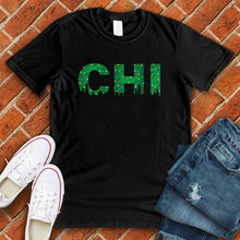 Load image into Gallery viewer, CHI Skyline Xmas Lights Tee
