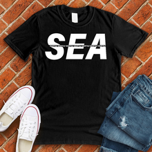 Load image into Gallery viewer, SEA Stripe Alternate Tee
