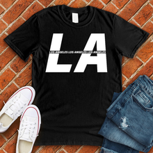 Load image into Gallery viewer, LA Stripe Alternate Tee
