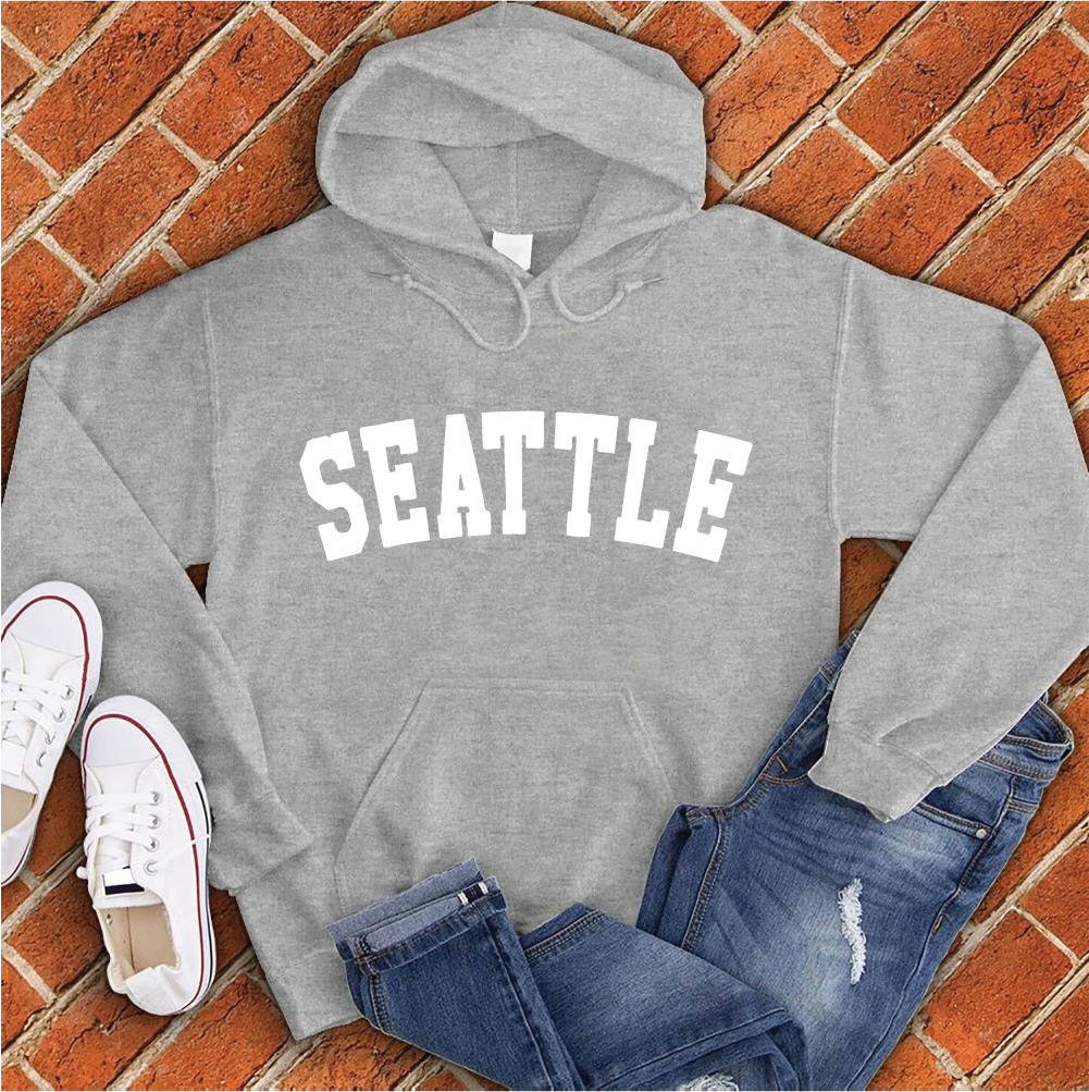 Seattle White Hoodie