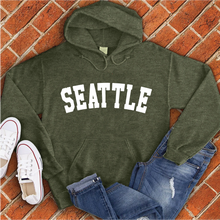 Load image into Gallery viewer, Seattle White Hoodie
