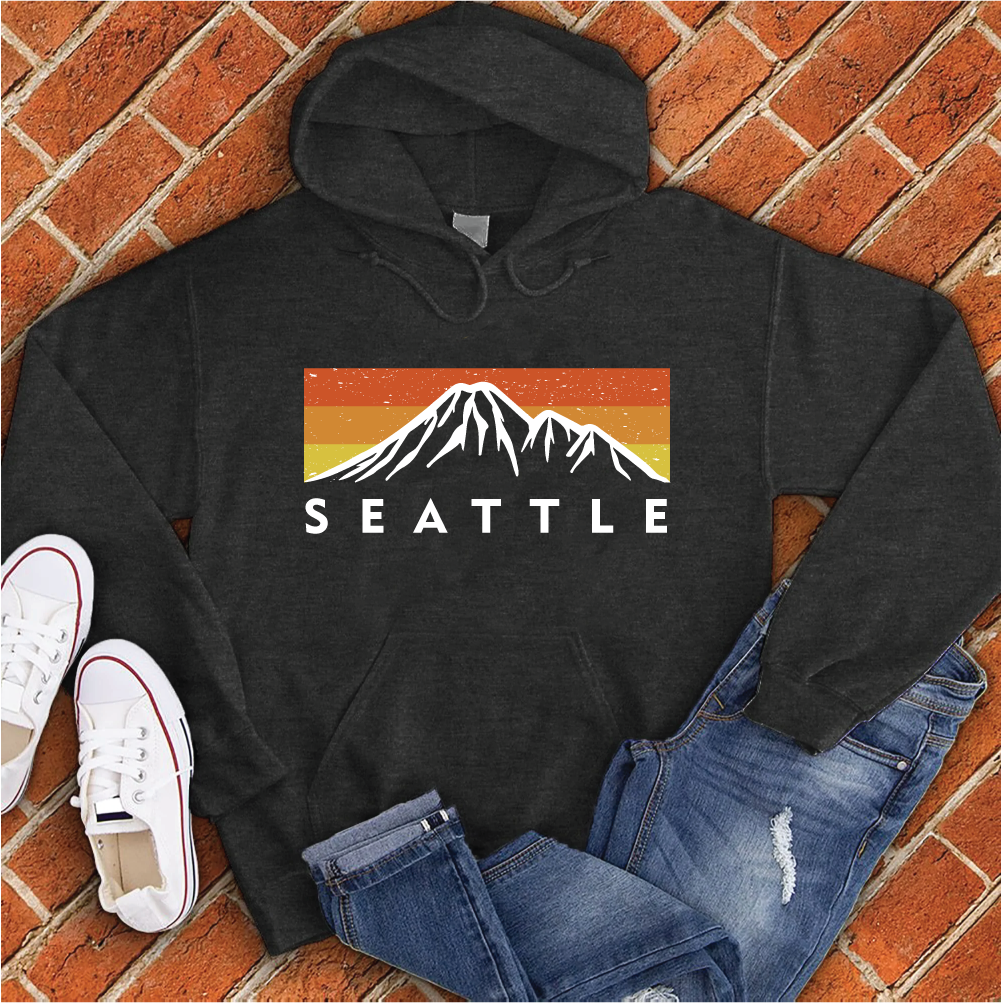 Seattle Mountain Sunset Hoodie