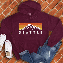 Load image into Gallery viewer, Seattle Mountain Sunset Hoodie
