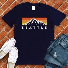Load image into Gallery viewer, Seattle Mountain Sunset Tee
