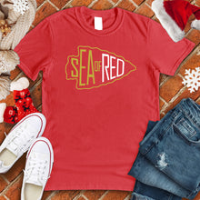 Load image into Gallery viewer, Kansas Sea of Red Tee
