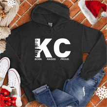 Load image into Gallery viewer, KC Born Raised Proud Winter Hoodie
