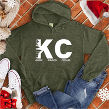 Load image into Gallery viewer, KC Born Raised Proud Winter Hoodie
