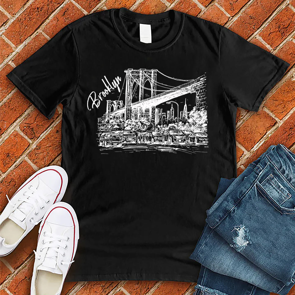 Brooklyn Sketched Traffic Tee