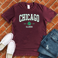 Load image into Gallery viewer, Chicago Illinois Clover Tee
