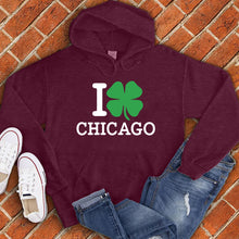 Load image into Gallery viewer, I Love Chicago Clover Hoodie
