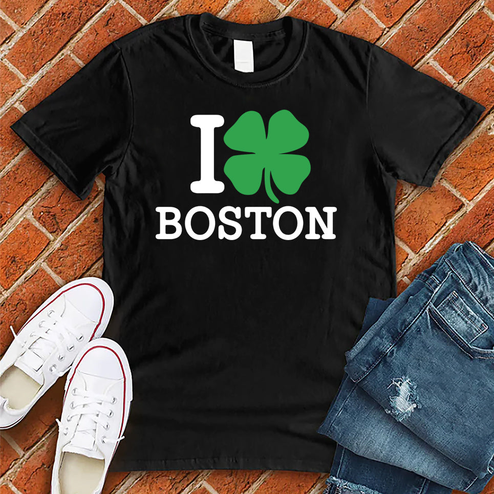 I Love Boston Clover Tee