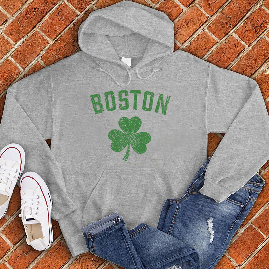 Boston with Clover Hoodie