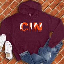 Load image into Gallery viewer, Cincinnati Tiger Stripes Skyline Hoodie
