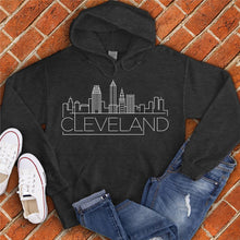 Load image into Gallery viewer, Cleveland Simplistic Skyline Hoodie
