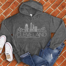 Load image into Gallery viewer, Cleveland Simplistic Skyline Hoodie
