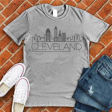 Load image into Gallery viewer, Cleveland Simplistic Skyline Tee
