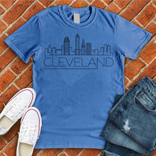 Load image into Gallery viewer, Cleveland Simplistic Skyline Tee
