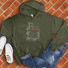 Load image into Gallery viewer, Vintage Brooklyn New York Map hoodie
