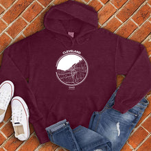 Load image into Gallery viewer, Map of Cleveland Hoodie
