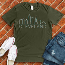 Load image into Gallery viewer, Cleveland Skyline Shadow Tee
