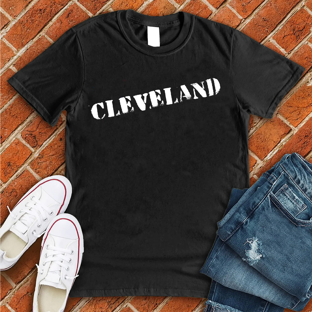 Cleveland Distressed Tee