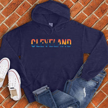 Load image into Gallery viewer, Cleveland Word Skyline Hoodie
