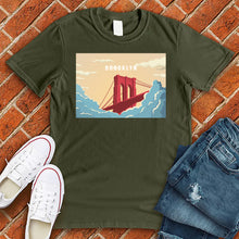 Load image into Gallery viewer, Brooklyn Bridge in the Clouds Tee
