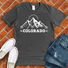 Load image into Gallery viewer, Never Stop Exploring Colorado Tee
