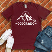 Load image into Gallery viewer, Never Stop Exploring Colorado Tee
