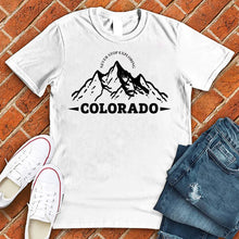 Load image into Gallery viewer, Never Stop Exploring Colorado Tee
