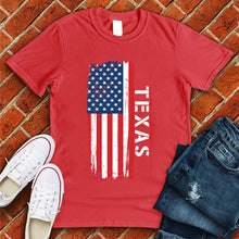 Load image into Gallery viewer, Texas Flag Varsity Type Tee
