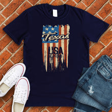 Load image into Gallery viewer, Texas USA Be Proud Flag Tee
