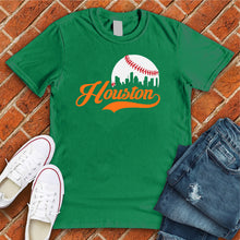Load image into Gallery viewer, Houston City In Baseball Tee
