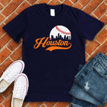 Load image into Gallery viewer, Houston City In Baseball Tee
