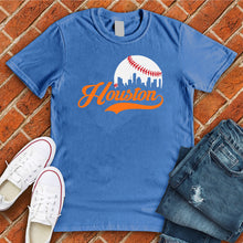 Load image into Gallery viewer, Houston City In Baseball Tee
