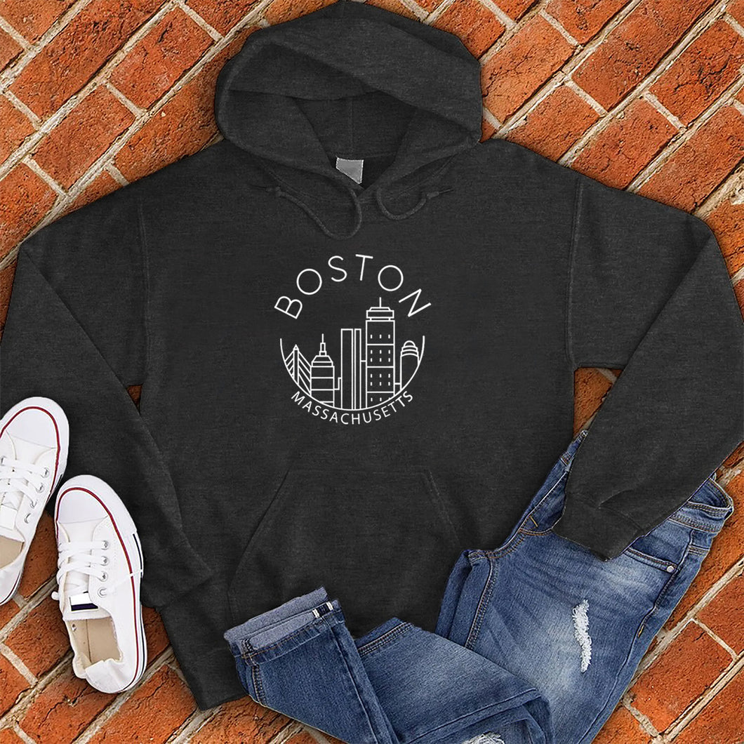 Boston Mass City Smile Hoodie