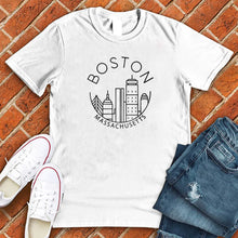 Load image into Gallery viewer, Boston Mass City Smile Tee
