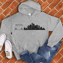 Load image into Gallery viewer, Skyline of Boston Hoodie
