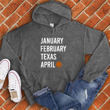 Load image into Gallery viewer, January February TEXAS April Hoodie
