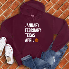 Load image into Gallery viewer, January February TEXAS April Hoodie
