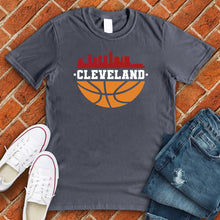 Load image into Gallery viewer, Cleveland Basketball and Skyline Tee
