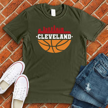 Load image into Gallery viewer, Cleveland Basketball and Skyline Tee
