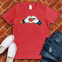 Load image into Gallery viewer, Houston Baseball Heart Hands Tee
