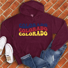 Load image into Gallery viewer, Colorado Word Art Hoodie
