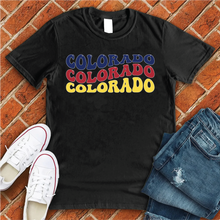 Load image into Gallery viewer, Colorado Word Art Tee

