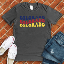 Load image into Gallery viewer, Colorado Word Art Tee
