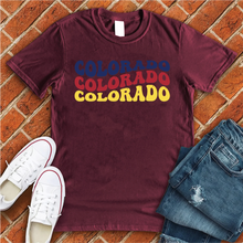 Load image into Gallery viewer, Colorado Word Art Tee
