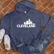 Load image into Gallery viewer, Cleveland Offset Skyline Hoodie
